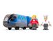 Электрический локомотив с вагонами Myka Fort, 3+ (Edwone, Brio, Ikea) Синий