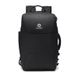 Рюкзак-сумка Ozuko 9225 чорний з відділенням для ноутбука 15,6", трансформер 3 в 1 - 1