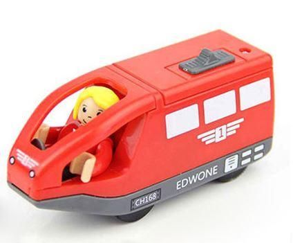 Электрический локомотив EdWone, 3+ (Brio, Ikea) E21A23, Красный