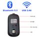 Миша безпровідна X1, Bluetooth + USB, 800/1200/1600 dpi - 5