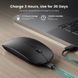 Миша безпровідна X1, Bluetooth + USB, 800/1200/1600 dpi - 6