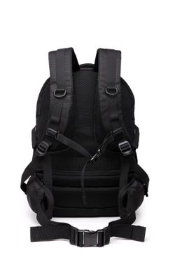 Рюкзак городской Ozuko 8980 Black с отделом для ноутбука 15.6" каркасный спортивный дышащая спинка