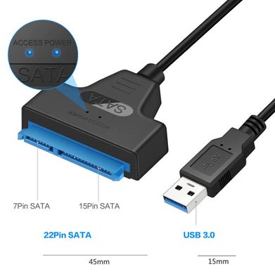 Перехідник USB 3.0 - SATA 2.5 для жорсткого диску HDD, SSD