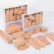 Набор деревянных рельсов для железной дороги из дерева 20 шт. (Edwone, Iekool, IKEA, Brio)