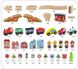 Детская игрушечная железная дорога из дерева EdWone, 100 деталей (Brio, Ikea, Playtive) E17P02, Без электро локомотива