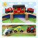 Детская игрушечная железная дорога из дерева EdWone, 100 деталей (Brio, Ikea, Playtive) E17P02, Без электро локомотива