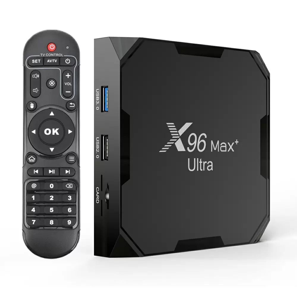 X96 Max Plus Ultra 4/32, s905x4, Smart TV Box, Android 11, Смарт тв  приставка купити в Україні ➔ ціна від інтернет магазину Leobox™, Київ,  Львів, Тернопіль