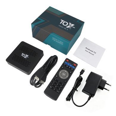 TOX5 Lite 2/32 ГБ, Android 14, S905X5M + аеропульт ur02