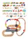 Дитяча іграшкова залізниця з дерева Iekool, 110 деталей, 103x83 (Brio, Ikea, Playtive), Електро локомотив