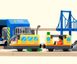 Электрический локомотив с вагонами Myka Fort, 3+ (Edwone, Brio, Ikea) Желтый