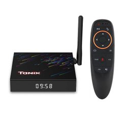 Tanix TX68 4/32, Allwinner H618, Android 12, WIFI 6, Bluetooth 5 + аеропульт G10S (комплект)