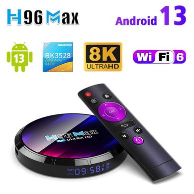H96 MAX-RK3528 4/64 ГБ, Android 13, WIFI 6