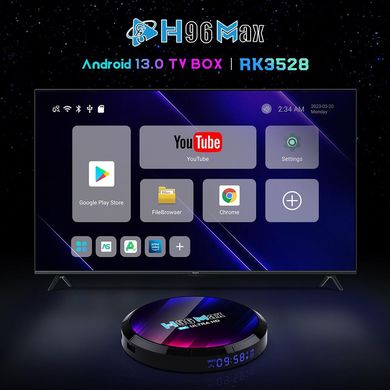H96 MAX-RK3528 4/64 ГБ, Android 13, WIFI 6