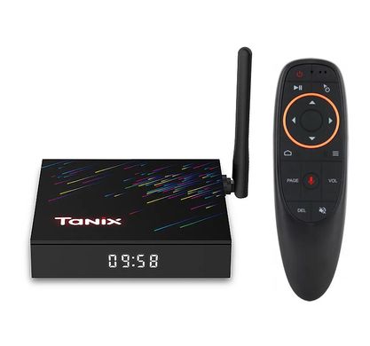 Tanix TX68 4/32, Allwinner H618, Android 12, WIFI 6, Bluetooth 5 + аэропульт G10S (комплект)