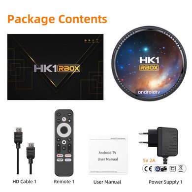 HK1 W2T 2/16 ГБ, Amlogic S905W2, Android TV 11, AV1