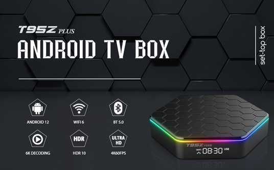 T95Z Plus 4/128, Allwinner H618, Android 12, WIFI 6 купить Украина