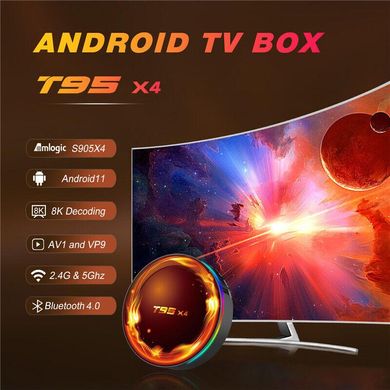 T95 X4 4/64, Amlogic S905X4, Android 11, WIFI, Bluetooth