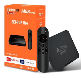 M98 Pro 2/16 ГБ, Android TV 10, WiFi, Голосове керування