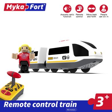 Електричний локомотив на радіо управлінні Myka Fort, 3+ (Brio, Ikea) Білий