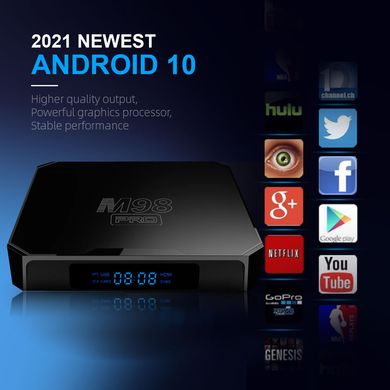 M98 Pro 2/16 ГБ, Android TV 10, WiFi, Голосовое управление