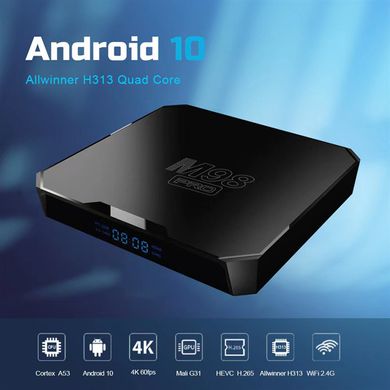 M98 Pro 2/16 ГБ, Android TV 10, WiFi, Голосове керування