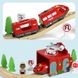 Детская игрушечная железная дорога из дерева EdWone, 80 деталей (Brio, Ikea, Playtive) E18A12, E21A09