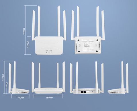 Wi-Fi роутер 4/5G CPE CPF912 з вбудованим 4G модемом, microUSB