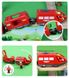 Дитяча іграшкова залізниця з дерева EdWone, 70 деталей (Brio, Ikea, Playtive) E16A09