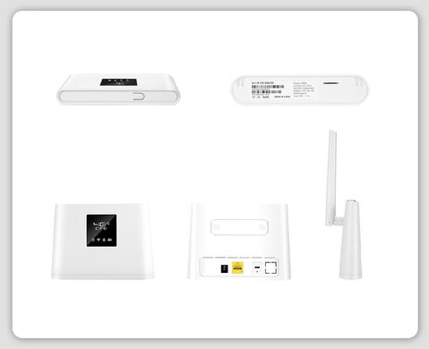 Wi-Fi роутер 4/5G CPE CPF908-P со встроенным 4G модемом, microUSB