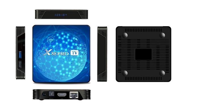 X88 pro TV 2/16 ГБ, Android TV 11, WIFI 6, Голосовое управление
