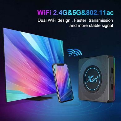 X96 X4, 2/16, s905x4, Smart TV Box, Android 11, Смарт тв приставка
