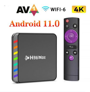 Смарт приставка H96 MAX W2 2/16 ГБ, S905W2, Android 11