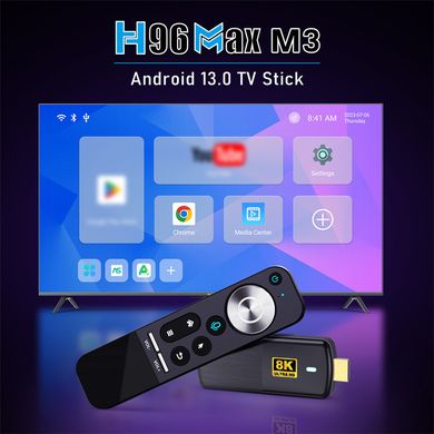 Стік H96 Max M3 2/16 ГБ, Android 13, Rockchip RK3528, WIFI 6