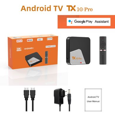 TX10 Pro 2/16 ГБ, Android TV 13, WiFi, Bluetooth