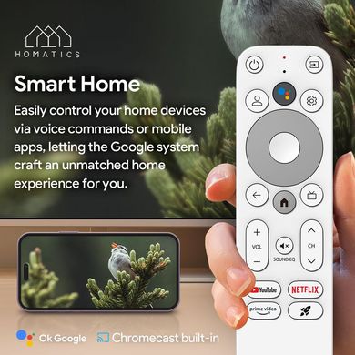 Homatics Dongle G 4K 2/32 ГБ, Android TV 11, Netflix