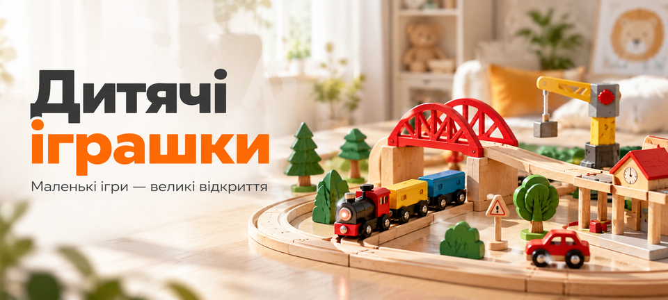 Дитячі іграшки з дерева