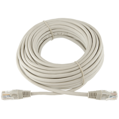 Патч-корд кабель мережний UTP RJ45 кат. 5Е 1 м (білий) - по метражу