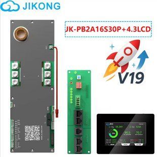 Плата БМС JIKONG BMS V19 JK-PB2A16S30P 4.3 LCD 300A