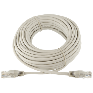 Патч-корд кабель мережний UTP RJ45 кат. 5Е 1 м (білий) - по метражу