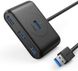 USB-хаб Ugreen USB 3.0 hub 4 порти 1.5 м Black (CR113) - 1