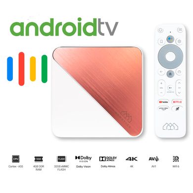 Homatics Box R Plus 4K 4/32 GB, AndroidTV 11, Netflix, Dolby Atmos