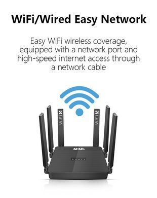 Роутер 4G LTE WR950 Plus под SIM карту, WiFi 6, аккумулятор 5000 мА