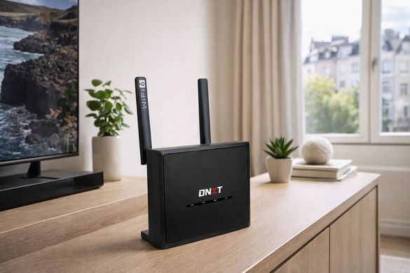 Роутер 4G LTE CPE WR820-E із зовнішніми антенами та акумулятором