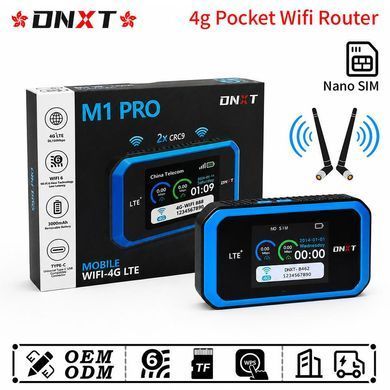 DNXT M1 Pro &mdash; 4G LTE Wi-Fi 6 роутер з акумулятором 3000 мА
