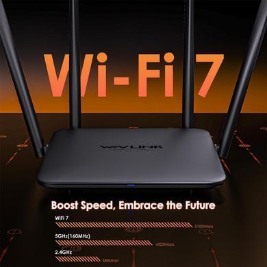 Маршрутизатор WAVLINK Skyline Stream 5 BE5100 - роутер з Wi-Fi 7